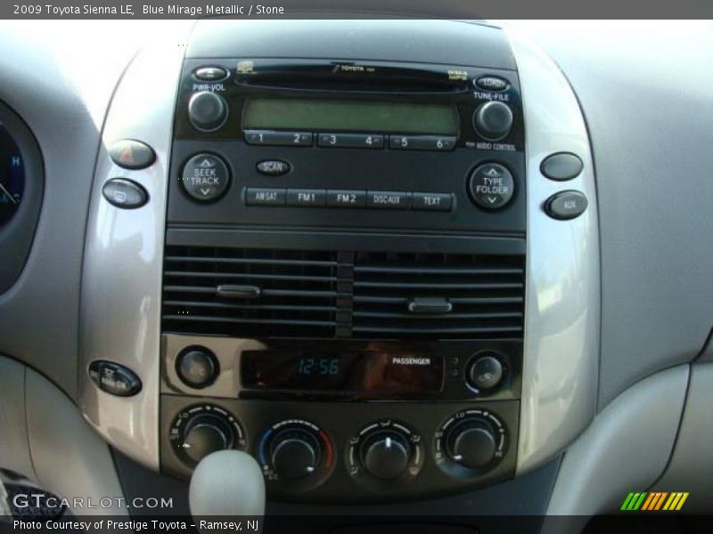 Blue Mirage Metallic / Stone 2009 Toyota Sienna LE