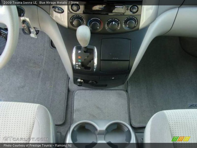 Blue Mirage Metallic / Stone 2009 Toyota Sienna LE