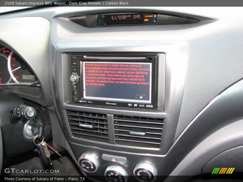 Dark Gray Metallic / Carbon Black 2008 Subaru Impreza WRX Wagon