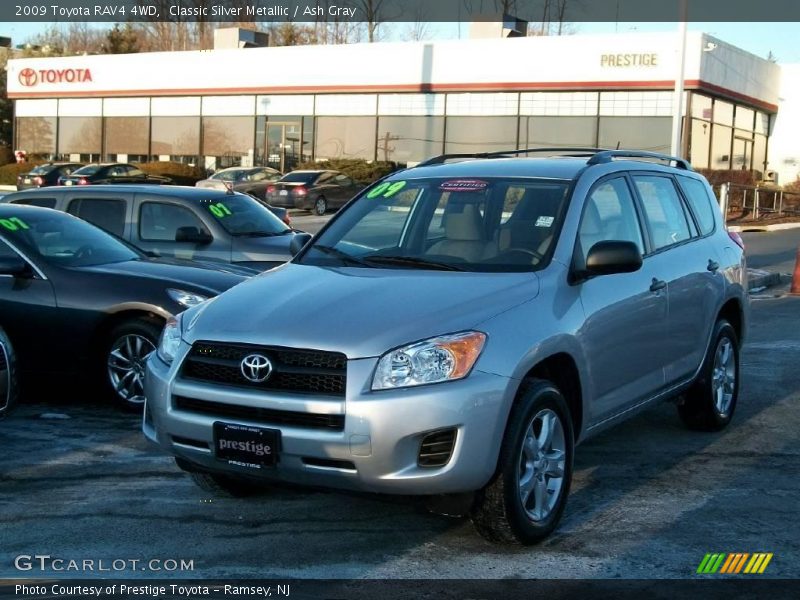 Classic Silver Metallic / Ash Gray 2009 Toyota RAV4 4WD