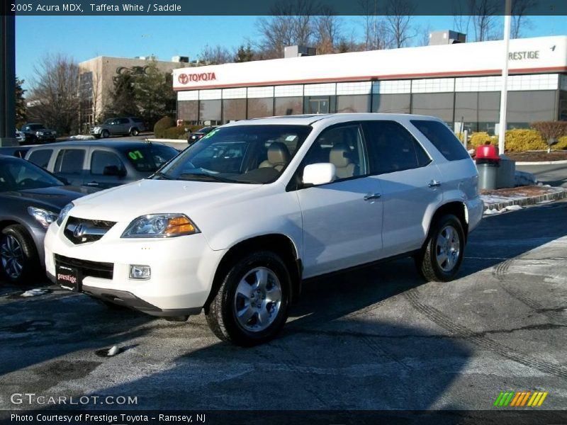 Taffeta White / Saddle 2005 Acura MDX
