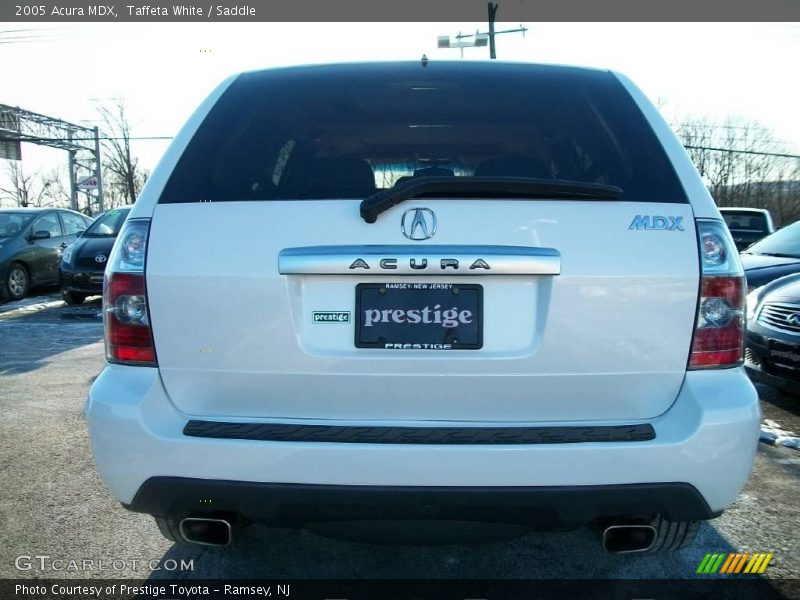 Taffeta White / Saddle 2005 Acura MDX