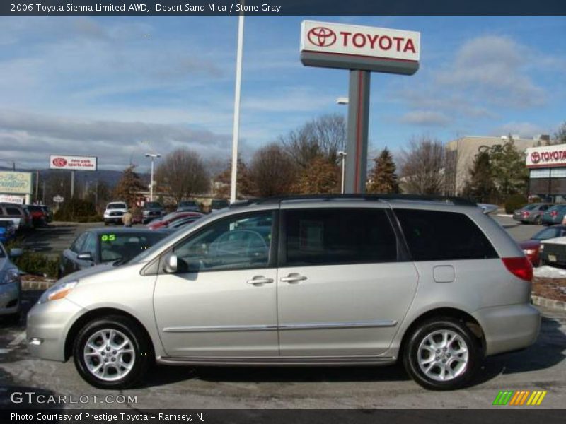 Desert Sand Mica / Stone Gray 2006 Toyota Sienna Limited AWD