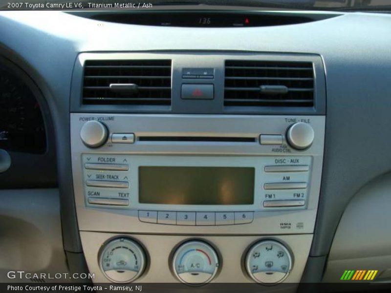 Titanium Metallic / Ash 2007 Toyota Camry LE V6