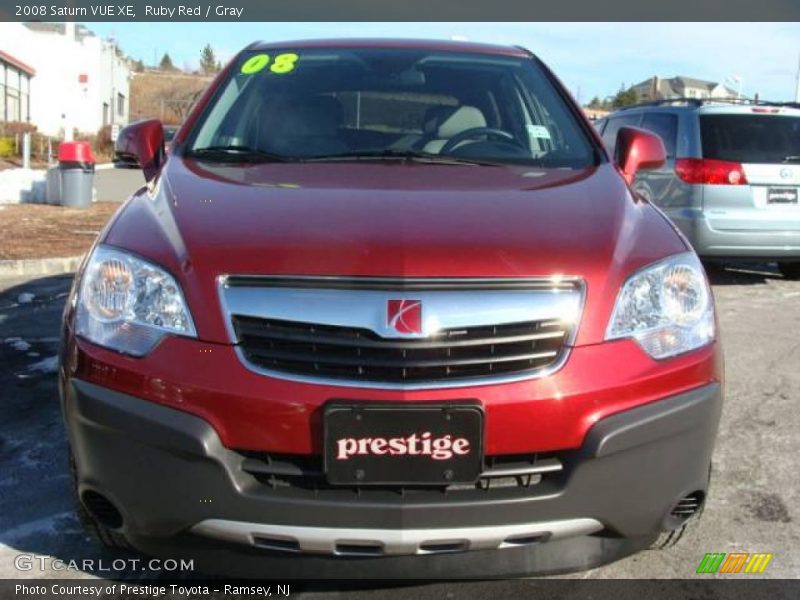 Ruby Red / Gray 2008 Saturn VUE XE