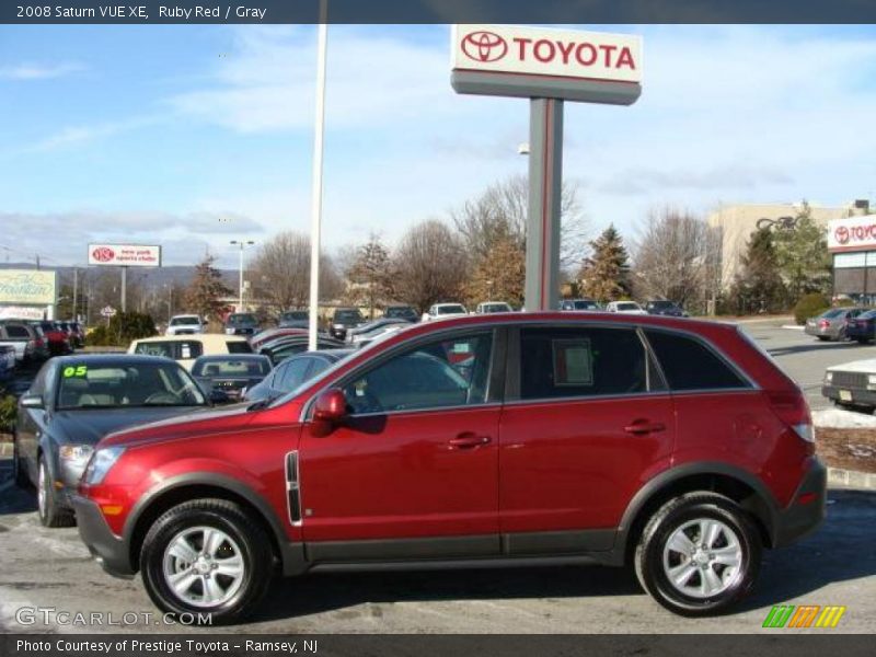 Ruby Red / Gray 2008 Saturn VUE XE