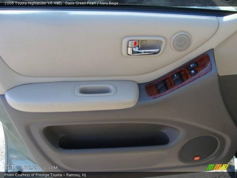 Oasis Green Pearl / Ivory Beige 2006 Toyota Highlander V6 4WD