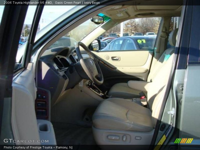 Oasis Green Pearl / Ivory Beige 2006 Toyota Highlander V6 4WD