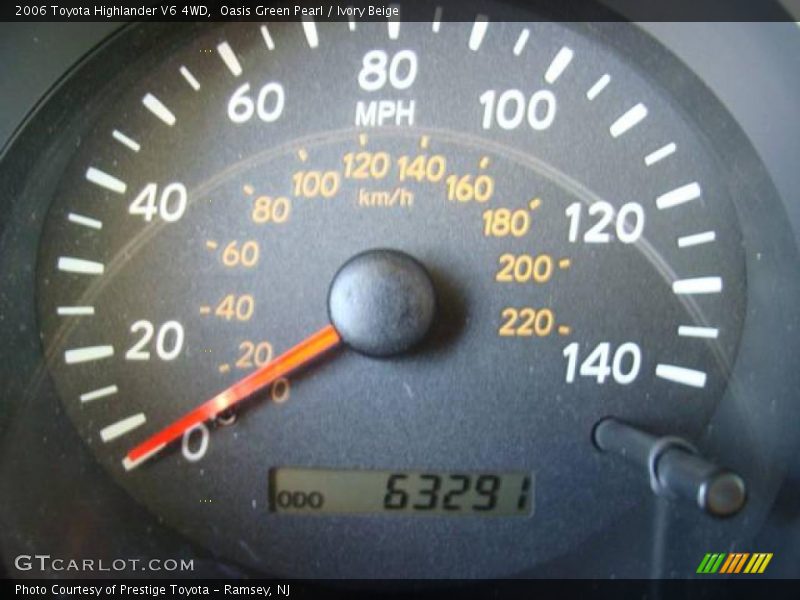 Oasis Green Pearl / Ivory Beige 2006 Toyota Highlander V6 4WD