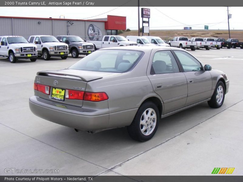 Antique Sage Pearl / Gray 2000 Toyota Camry LE