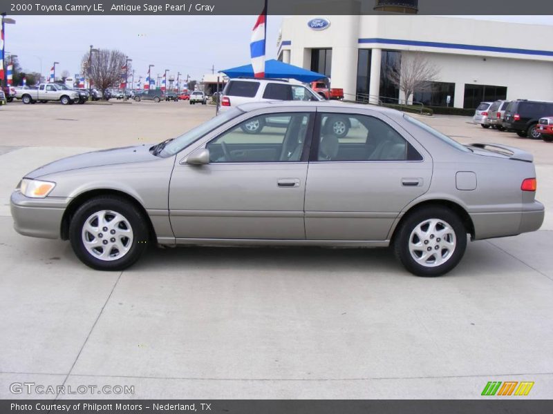 Antique Sage Pearl / Gray 2000 Toyota Camry LE