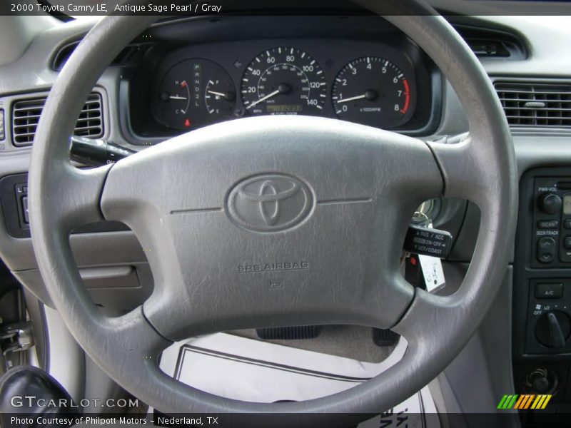 Antique Sage Pearl / Gray 2000 Toyota Camry LE