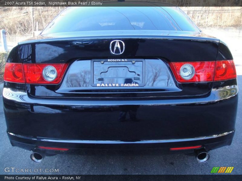 Nighthawk Black Pearl / Ebony 2007 Acura TSX Sedan