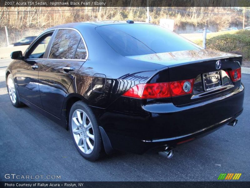 Nighthawk Black Pearl / Ebony 2007 Acura TSX Sedan