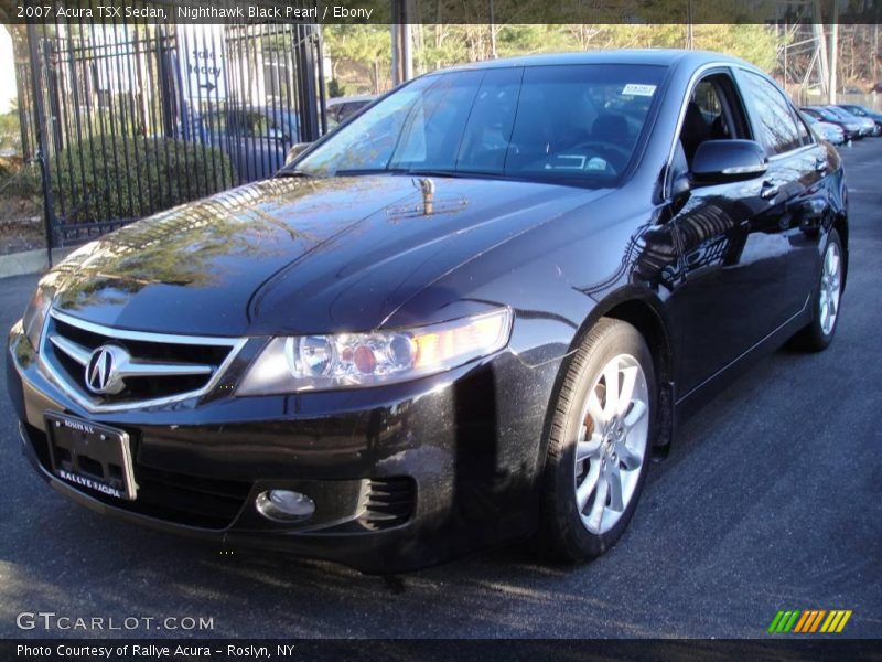 Nighthawk Black Pearl / Ebony 2007 Acura TSX Sedan