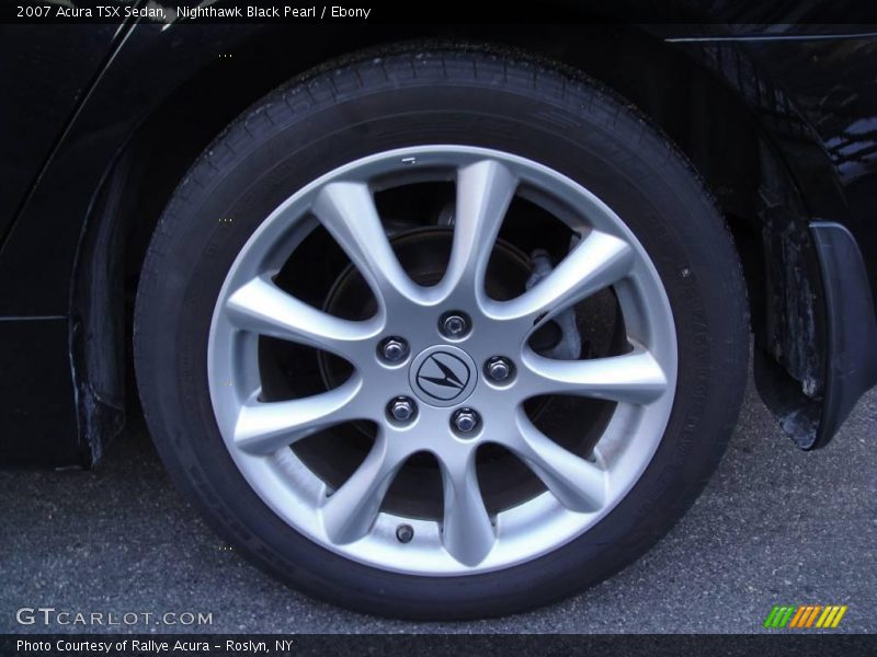 Nighthawk Black Pearl / Ebony 2007 Acura TSX Sedan