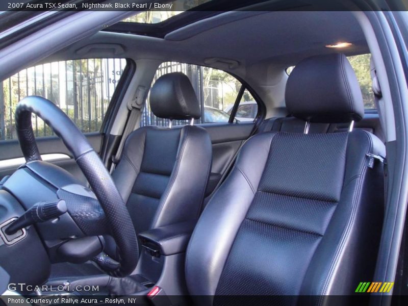 Nighthawk Black Pearl / Ebony 2007 Acura TSX Sedan