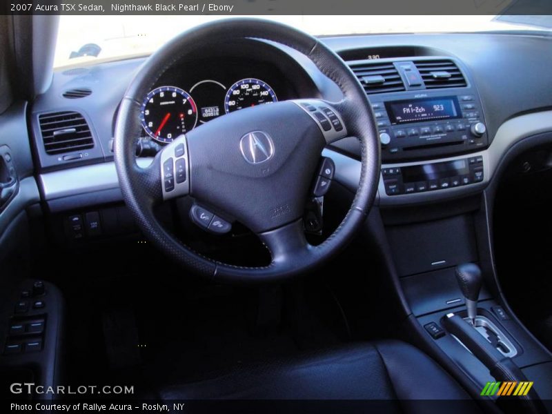 Nighthawk Black Pearl / Ebony 2007 Acura TSX Sedan