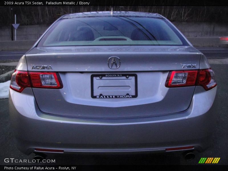 Palladium Metallic / Ebony 2009 Acura TSX Sedan