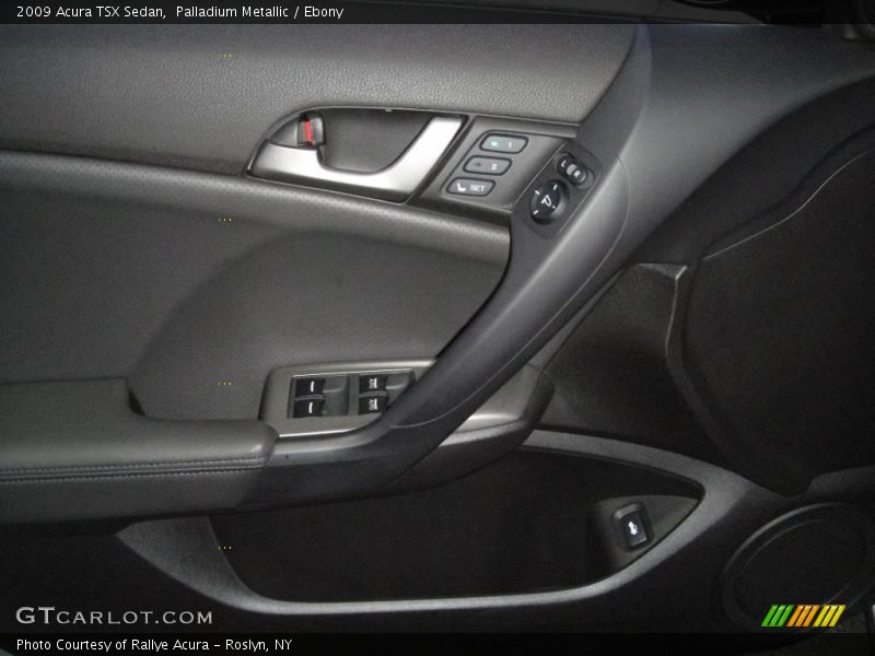 Palladium Metallic / Ebony 2009 Acura TSX Sedan