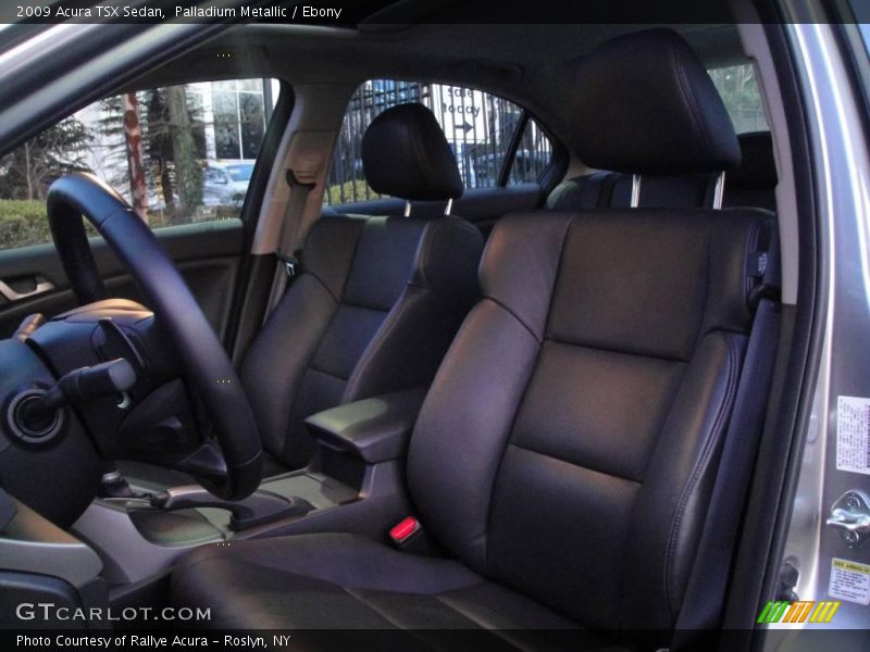 Palladium Metallic / Ebony 2009 Acura TSX Sedan