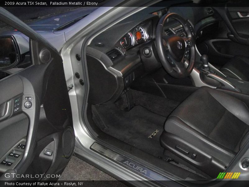 Palladium Metallic / Ebony 2009 Acura TSX Sedan