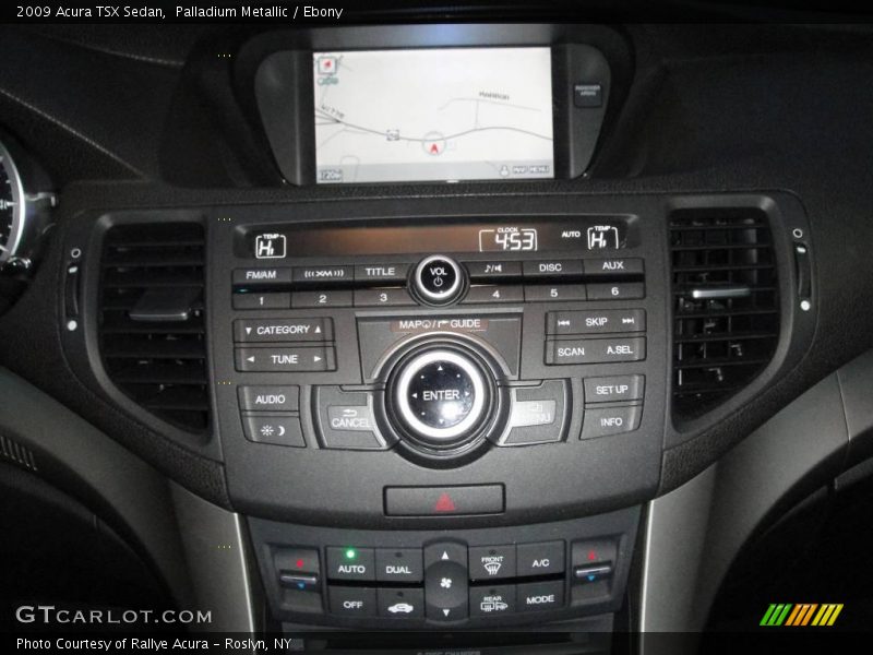 Palladium Metallic / Ebony 2009 Acura TSX Sedan