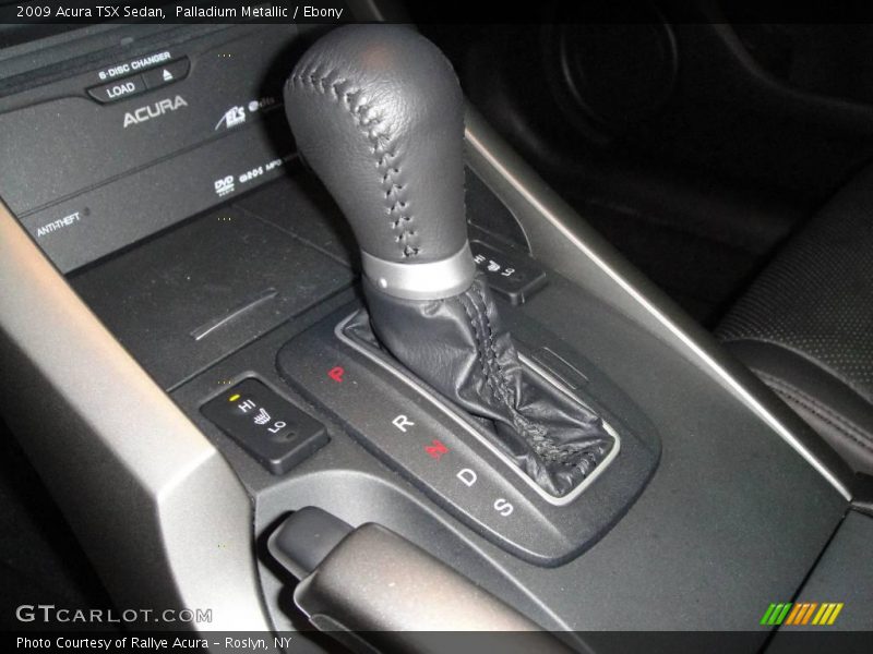 Palladium Metallic / Ebony 2009 Acura TSX Sedan