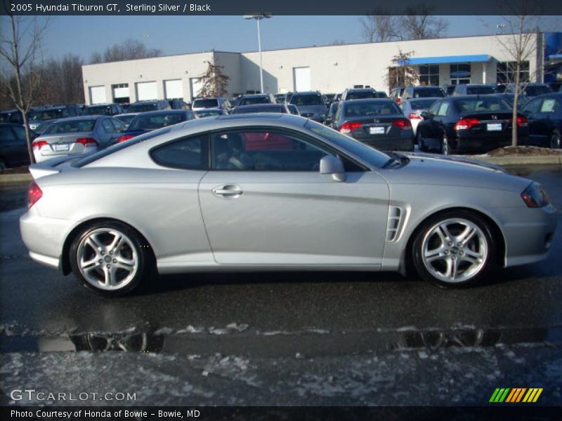 Sterling Silver / Black 2005 Hyundai Tiburon GT