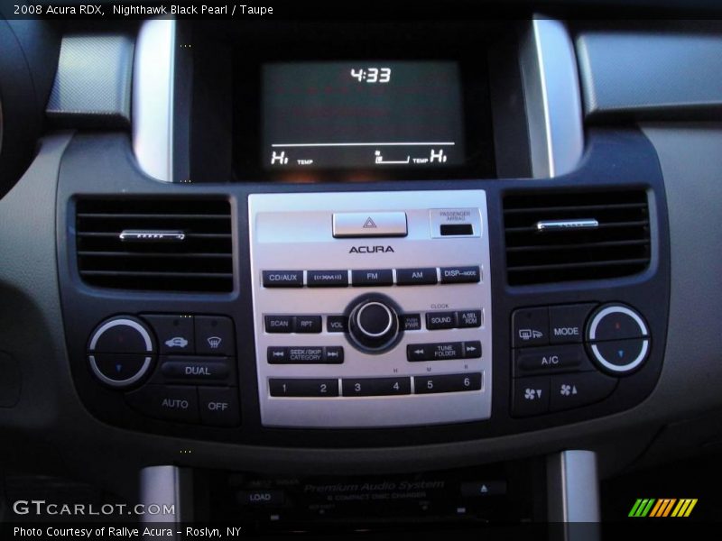 Nighthawk Black Pearl / Taupe 2008 Acura RDX