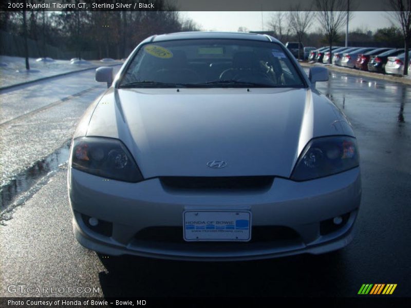 Sterling Silver / Black 2005 Hyundai Tiburon GT