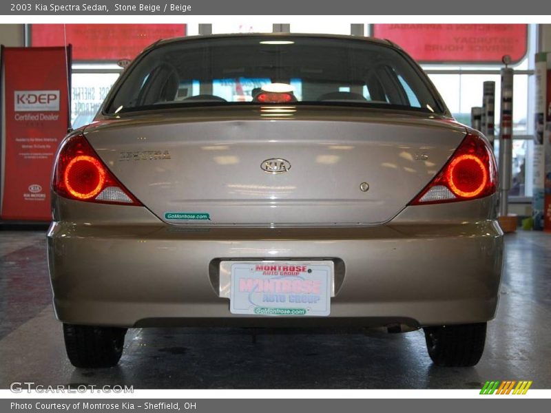 Stone Beige / Beige 2003 Kia Spectra Sedan