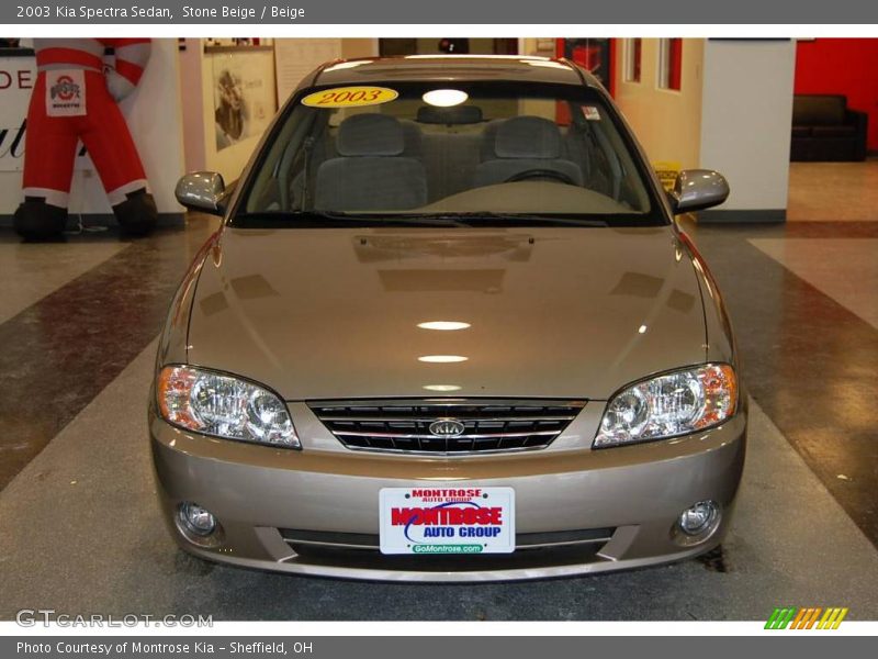 Stone Beige / Beige 2003 Kia Spectra Sedan