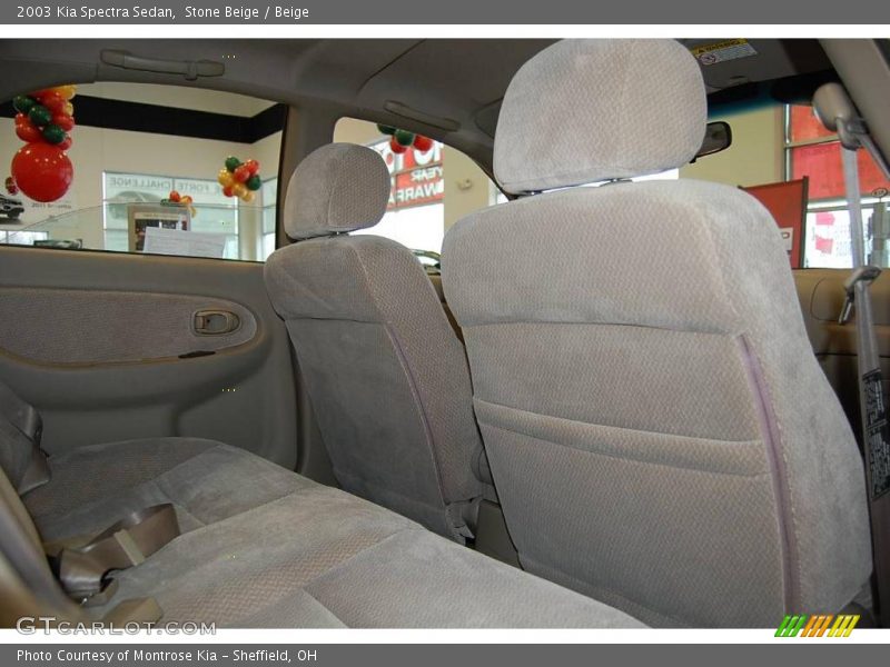 Stone Beige / Beige 2003 Kia Spectra Sedan