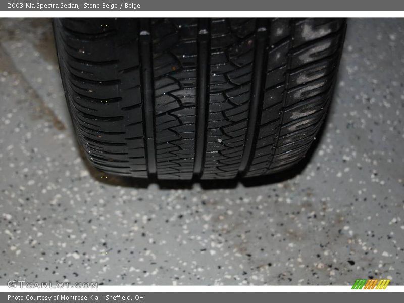 Stone Beige / Beige 2003 Kia Spectra Sedan