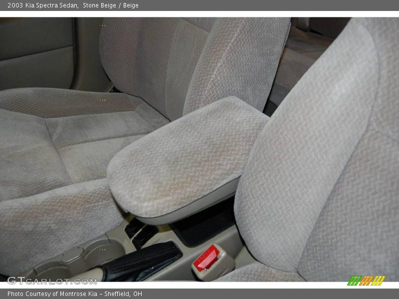 Stone Beige / Beige 2003 Kia Spectra Sedan