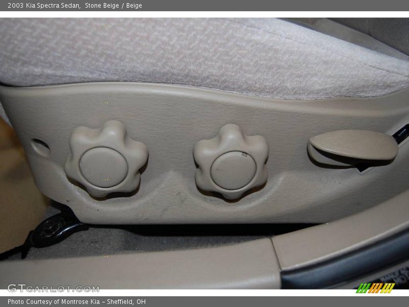 Stone Beige / Beige 2003 Kia Spectra Sedan