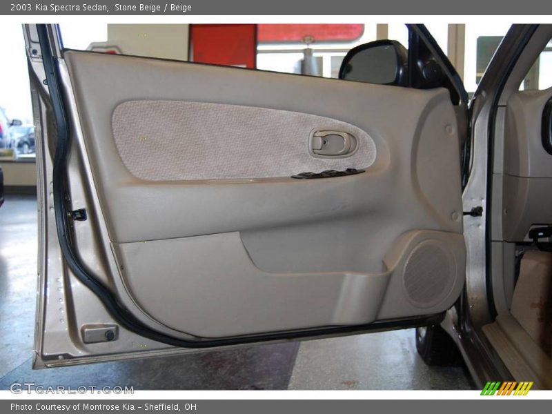 Stone Beige / Beige 2003 Kia Spectra Sedan