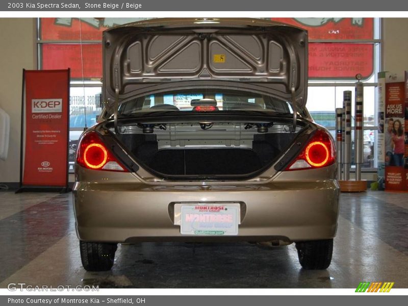 Stone Beige / Beige 2003 Kia Spectra Sedan