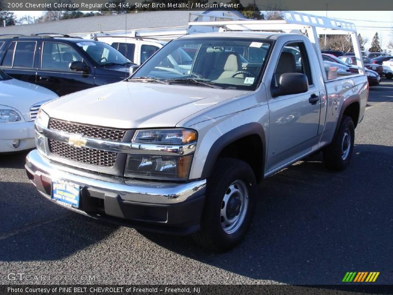 Silver Birch Metallic / Medium Pewter 2006 Chevrolet Colorado Regular Cab 4x4