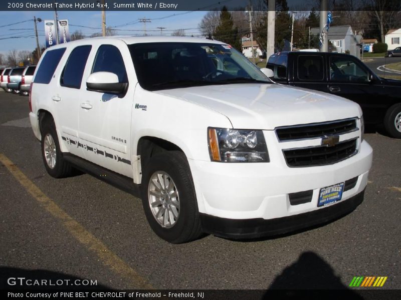 Summit White / Ebony 2009 Chevrolet Tahoe Hybrid 4x4