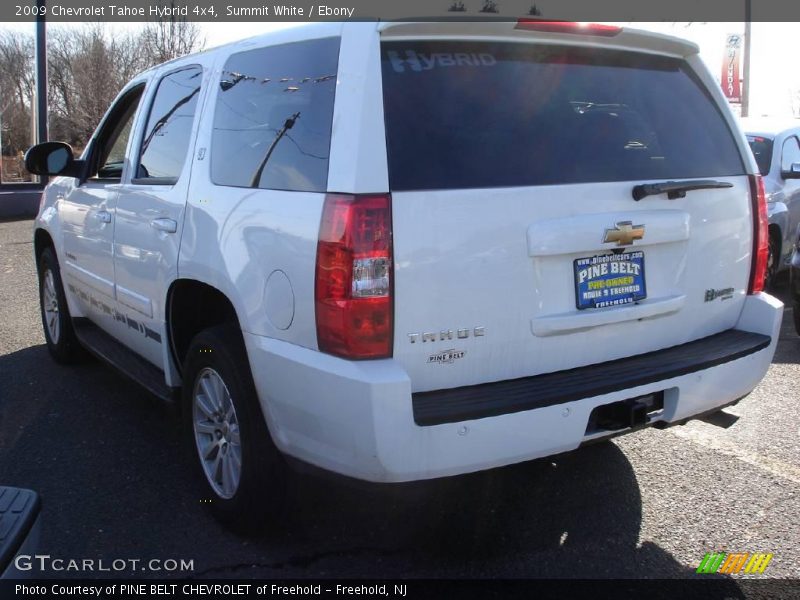 Summit White / Ebony 2009 Chevrolet Tahoe Hybrid 4x4