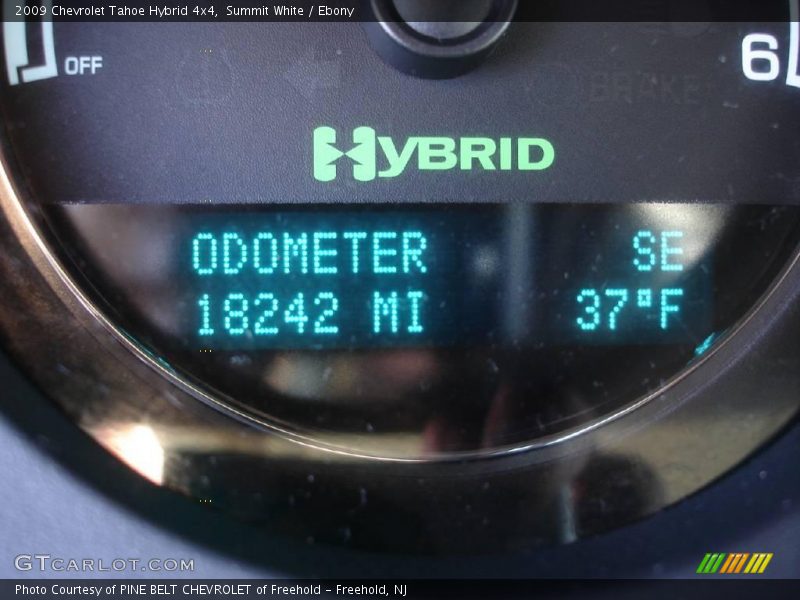 Summit White / Ebony 2009 Chevrolet Tahoe Hybrid 4x4