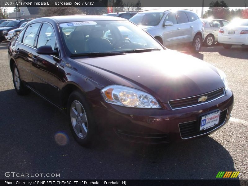 Bordeaux Red / Gray 2007 Chevrolet Impala LT
