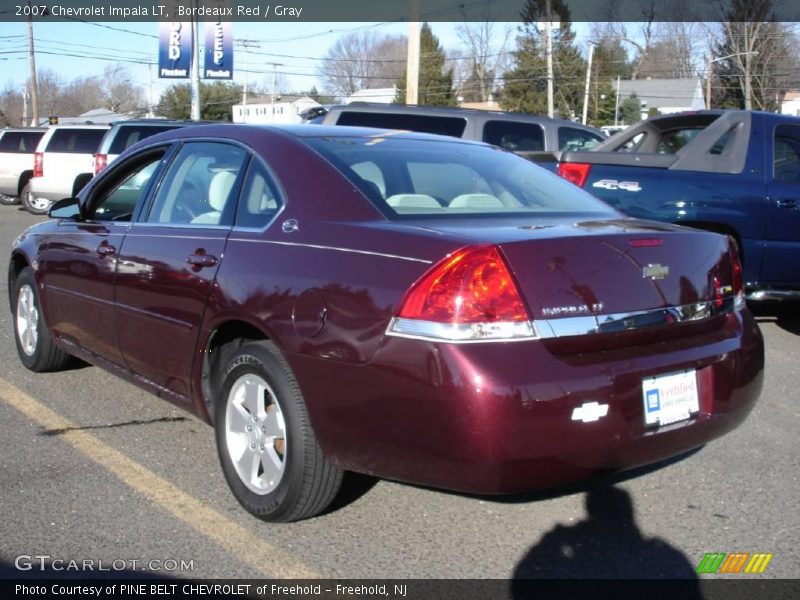 Bordeaux Red / Gray 2007 Chevrolet Impala LT