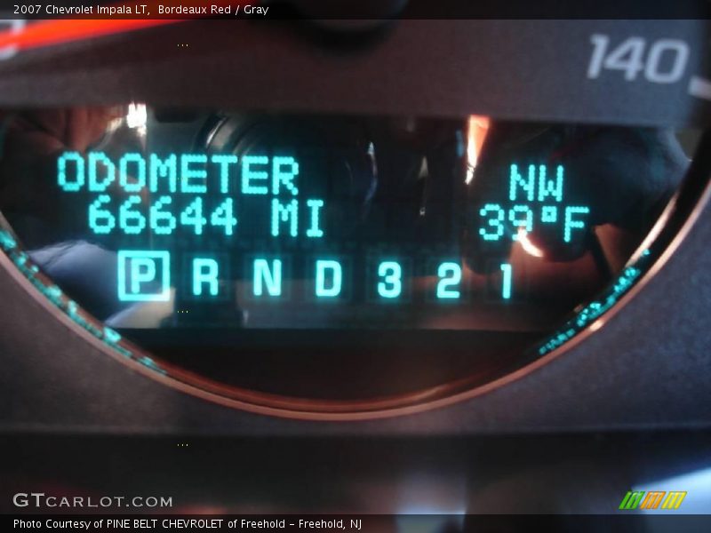 Bordeaux Red / Gray 2007 Chevrolet Impala LT