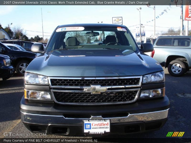 Blue Granite Metallic / Dark Charcoal 2007 Chevrolet Silverado 1500 Classic Work Truck Extended Cab