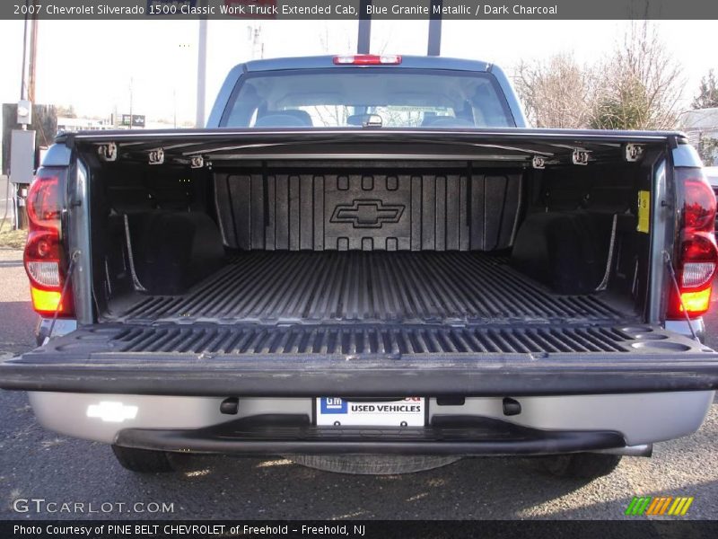 Blue Granite Metallic / Dark Charcoal 2007 Chevrolet Silverado 1500 Classic Work Truck Extended Cab