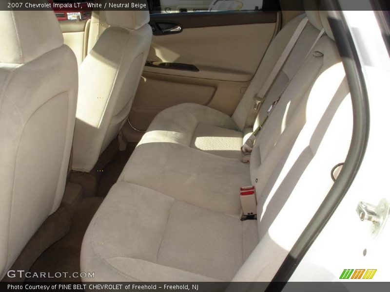 White / Neutral Beige 2007 Chevrolet Impala LT