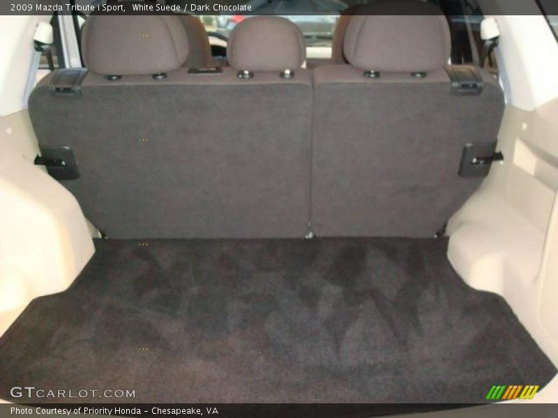 White Suede / Dark Chocolate 2009 Mazda Tribute i Sport